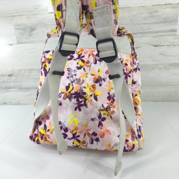 KIPLING KI0367 Fiona Travel Medium Backpack Polyester Falling Floral Multi *VGC* main image 11